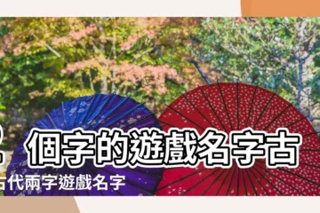 【帶字母兩個字遊戲名字】2個字的遊戲名字古風古代兩字遊戲名字 |帶有字母的遊戲名字 |好聽的二字名字帶英文 |