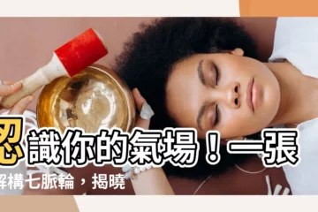 【如何知道自己氣場】認識你的氣場！一張圖解構七脈輪，揭曉如何強化你的氣場