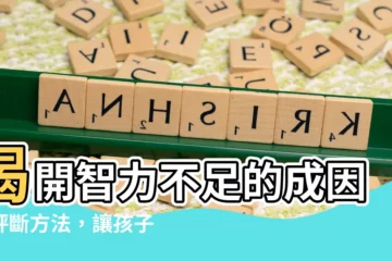 【智力不足】揭開智力不足的成因與評斷方法，讓孩子不再被標籤蒙塵
