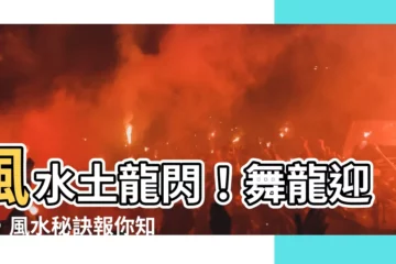 【風水土龍閃】風水土龍閃！舞龍迎春，風水秘訣報你知