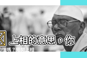 【上相 意思】😲 上相的意思，你真的懂嗎？揭開上相的驚人真相！