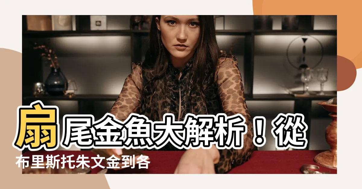 【扇尾金魚】扇尾金魚大解析！從布里斯托朱文金到各種尾型大觀