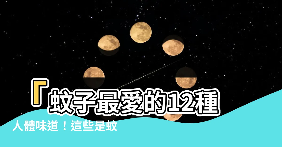 【蚊子喜歡的味道】「蚊子最愛的12種人體味道！這些是蚊子欣賞的香氣」