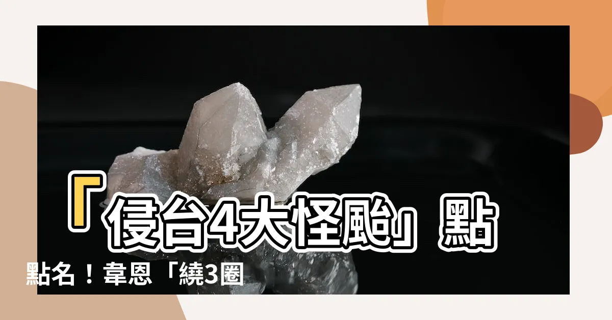 【四大怪颱】「侵台4大怪颱」點點名！韋恩「繞3圈半」加碼贈送「台灣形」