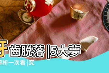 【白天夢見上牙掉了兩個】牙齒脱落 |5大夢境解析一次看 |究竟意味著什麼 |