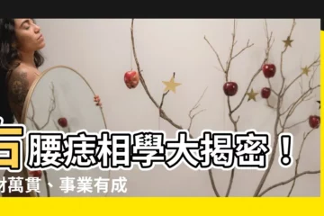 【右腰痣】右腰痣相學大揭密！家財萬貫、事業有成的痣相藏在哪？