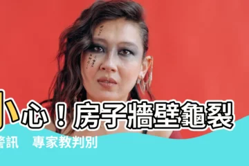【房子牆壁龜裂】小心！房子牆壁龜裂是警訊　專家教判別風險