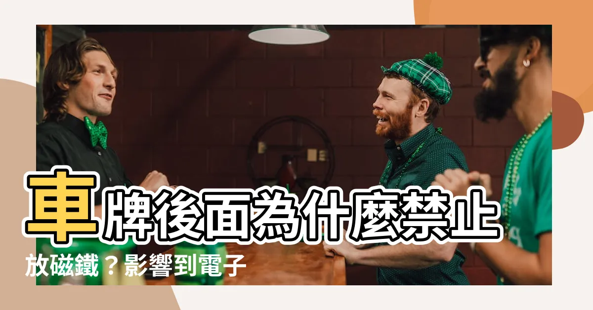 【車牌後面為什麼不能放磁鐵】車牌後面為什麼禁止放磁鐵？影響到電子警察瞭解一下！