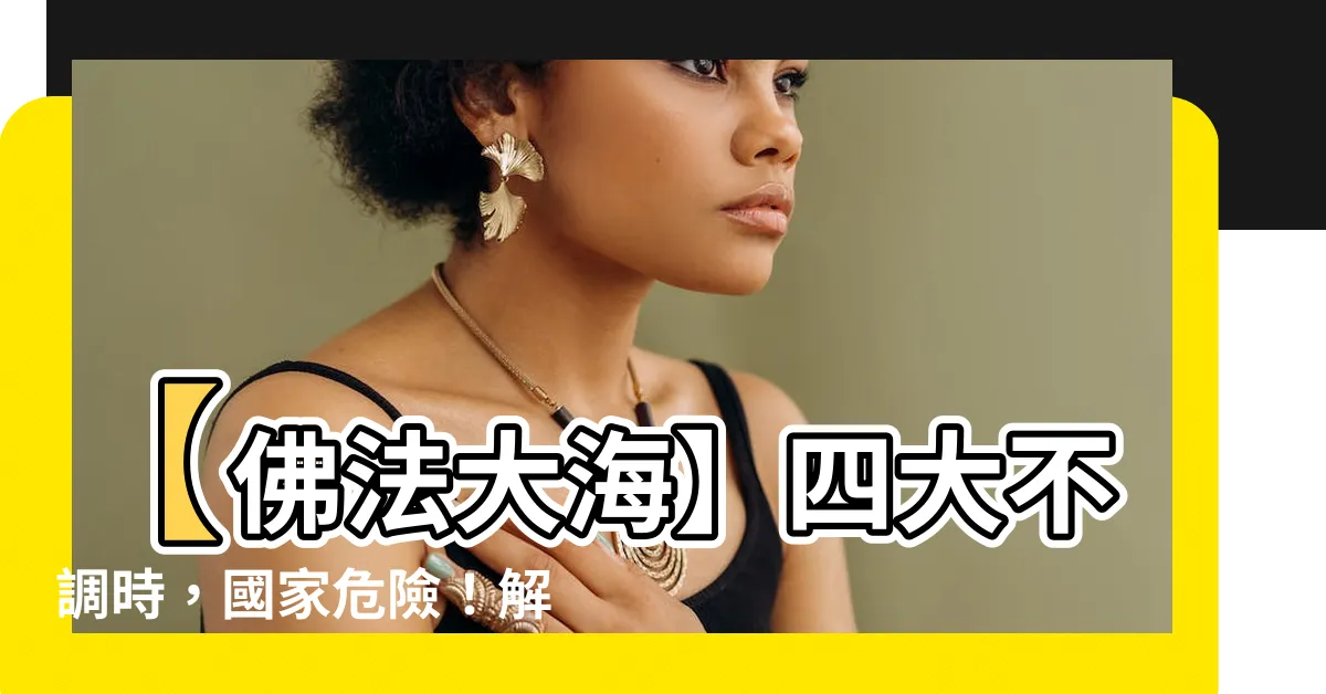 【四大不調 地水火風】【佛法大海】四大不調時，國家危險！解密地水火風真相！