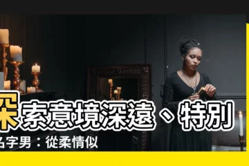 【特別的名字男】探索意境深遠、特別的名字男：從柔情似水到詩意盎然