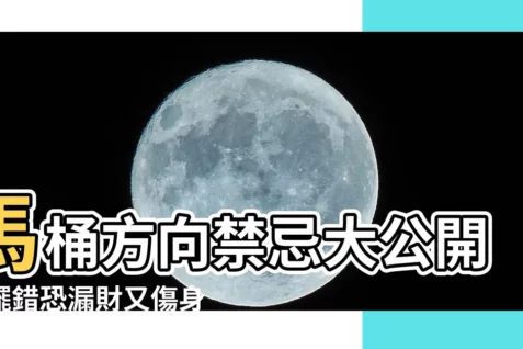 【馬桶方向禁忌】馬桶方向禁忌大公開!擺錯恐漏財又傷身,4大要點助你化解!