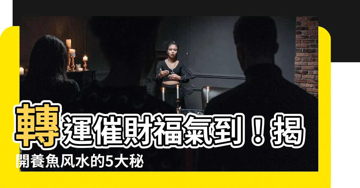 【養魚風水】轉運催財福氣到！揭開養魚風水的5大秘訣