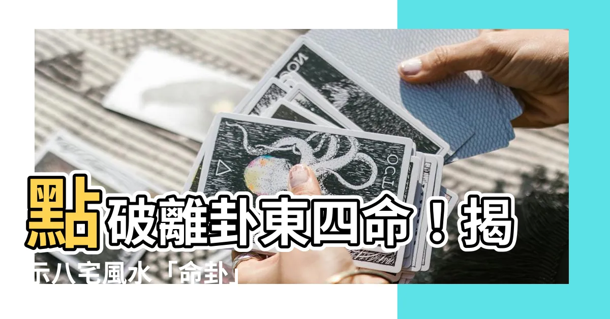 【離卦 東四命】點破離卦東四命！揭示八宅風水「命卦」吉凶方位密碼
