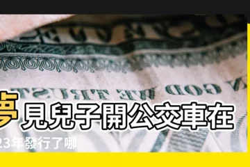【夢見兒子開公交車】夢見兒子開公交車在2023年發行了哪幾本無敵好看的經典作品 |周公解夢夢見擠公交車是什麼意思 |夢見公交車公共汽車 |