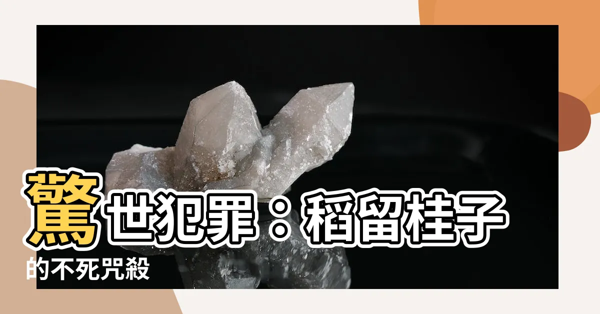 【稻留桂子】驚世犯罪：稻留桂子的不死咒殺