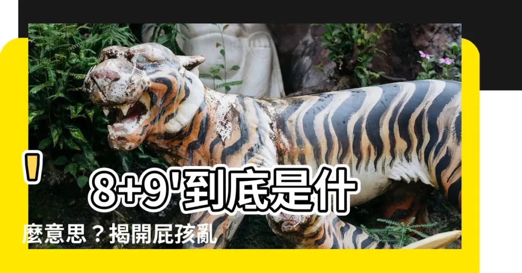 【八加九什麼意思】'8+9'到底是什麼意思？揭開屁孩亂象的真相！