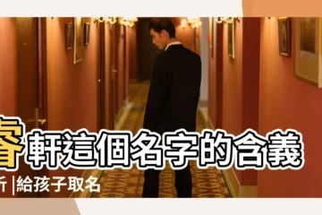【睿軒的含義】睿軒這個名字的含義解析 |給孩子取名叫睿軒 |睿軒這兩字的含義 |