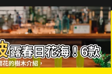 【會開花的樹木】披露春日花海！6款會開花的樹木介紹，把握期間限定的繁花盛宴