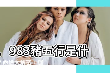 【1983豬五行】1983豬五行是什麼？命途大解密，運勢搶先看！
