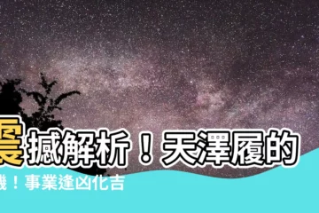 【天澤履事業】震撼解析！天澤履的玄機！事業逢凶化吉之關鍵