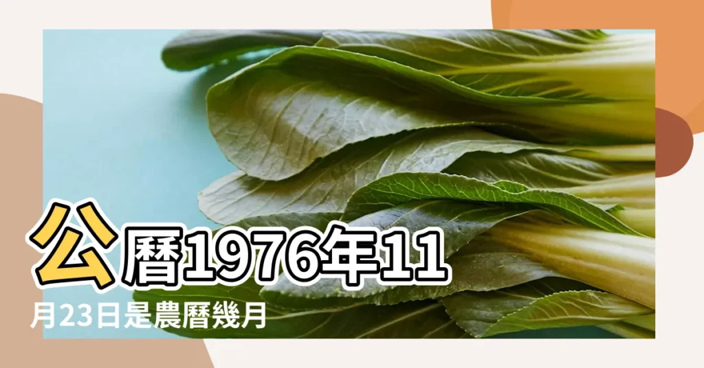 公曆1976年11月23日是農曆幾月幾號 |陰曆一九七六年十月三日陽曆 |1976年11月23日出生時間看命運 |【1976年11月23日陰曆】