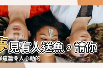 【夢見有人送魚】夢見有人送魚，請你點擊這篇令人心動的故事！