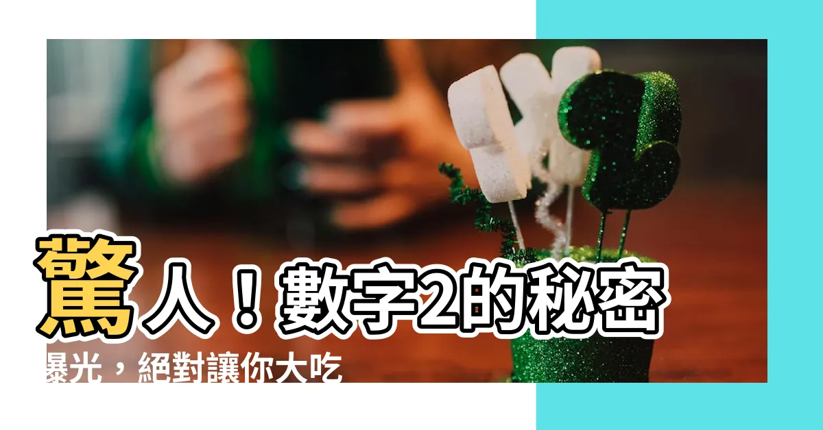 【數字 2】驚人！數字2的秘密曝光，絕對讓你大吃一驚！