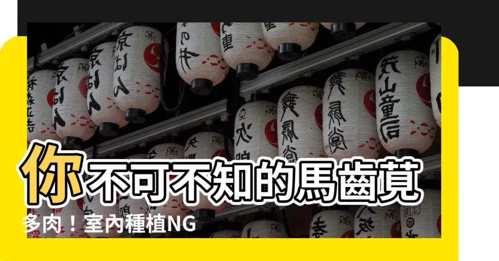 【馬齒莧多肉】你不可不知的馬齒莧多肉！室內種植NG、居家日常照顧全解析