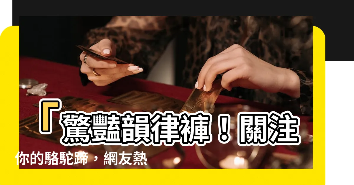 【韻律褲 駱駝蹄】「驚豔韻律褲！關注你的駱駝蹄，網友熱議穿法大揭密！」