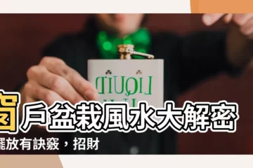 【窗户盆栽風水】窗户盆栽風水大解密！擺放有訣竅，招財旺宅超神奇！
