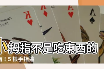 【小姆指】小拇指不是吃東西的手指！5 根手指這樣記，保證終身難忘！