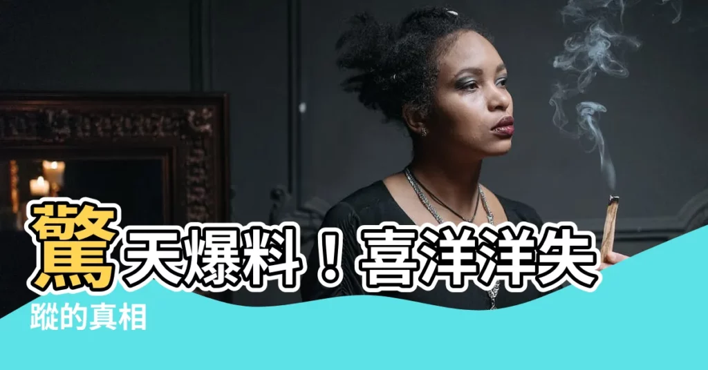 【喜洋洋】驚天爆料！喜洋洋失蹤的真相
