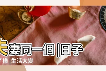【夫妻同屬相好不好】夫妻同一個 |日子變了樣 |生活大變樣 |