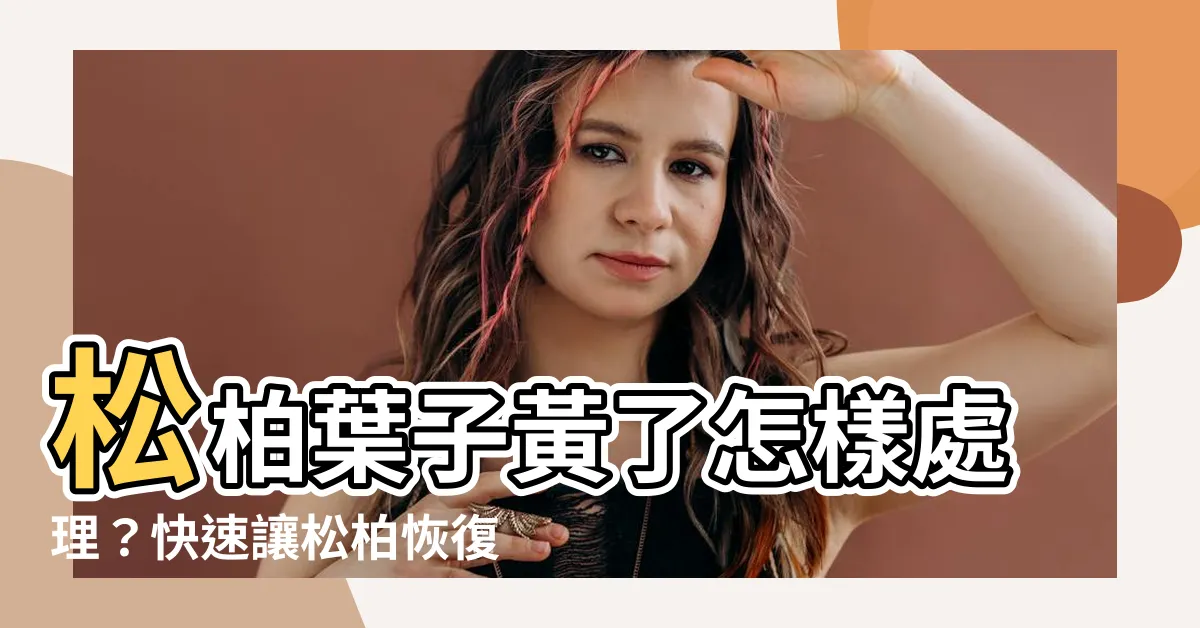 【松柏葉子變黃】松柏葉子黃了怎樣處理？快速讓松柏恢復翠綠的方法大公開！