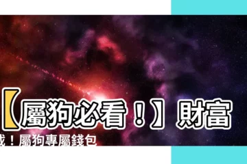【屬狗 皮夾顏色】【屬狗必看！】財富滿載！屬狗專屬錢包聚財色公開