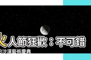 【火人】火人節狂歡：不可錯過的沙漠藝術慶典