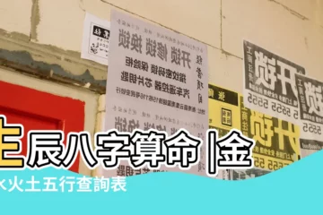 【??五行屬性】生辰八字算命 |金木水火土五行查詢表 |
