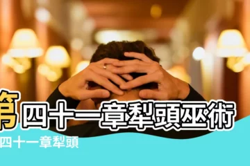 【犁頭巫家厲害不】第四十一章犁頭巫術 |第四十一章犁頭巫術 |七界傳説中的犁頭巫術 |