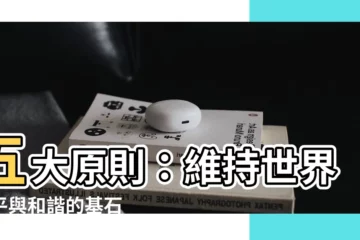 【五大原則】五大原則：維持世界和平與和諧的基石