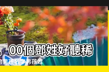【姓鄧取什麼名字好聽男孩名字】100個鄧姓好聽稀少的男孩名字男孩姓鄧有涵養的名字大全 |鄧姓男孩名字大全 |好聽的鄧姓男孩名字大全2022 |