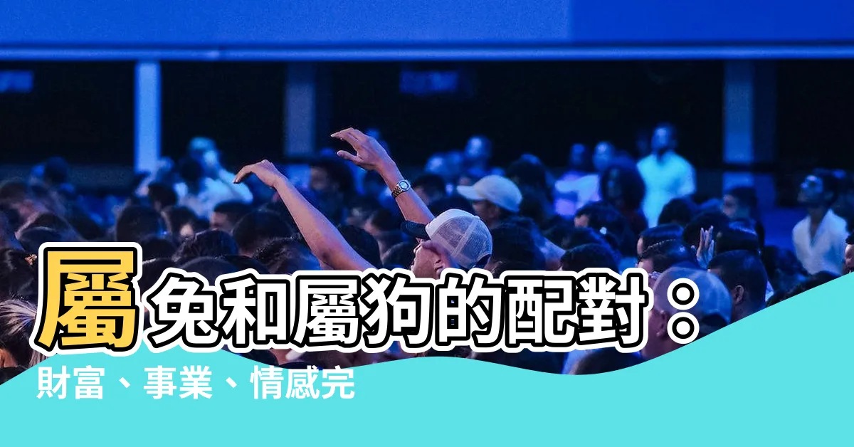 【狗兔】屬兔和屬狗的配對：財富、事業、情感完全解析！