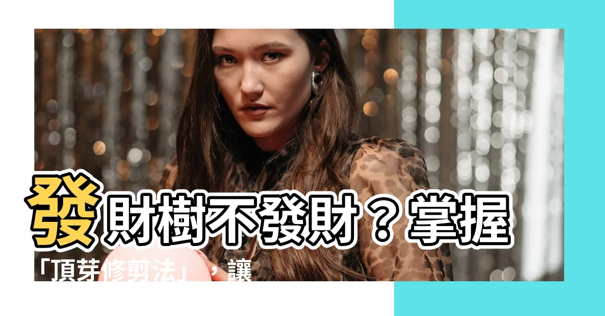 【發財樹如何修剪】發財樹不發財？掌握「頂芽修剪法」，讓它旺到你心發財！