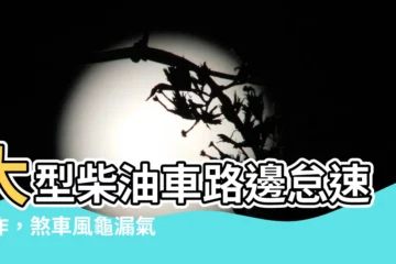 【風龜漏氣】大型柴油車路邊怠速運作，煞車風龜漏氣問題不容忽視！