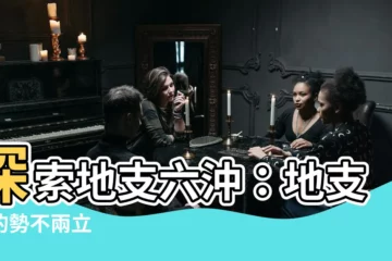 【地支六沖】探索地支六沖：地支中的勢不兩立