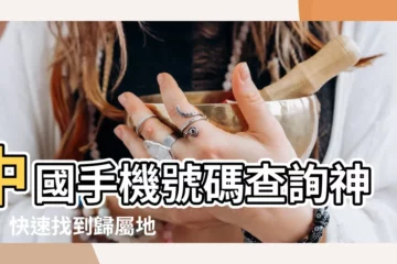 【中國電話區號查詢】中國手機號碼查詢神器：快速找到歸屬地和區號！