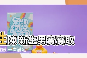 【姓陳 取名】姓陳 新生男寶寶取名靈感 一次滿足