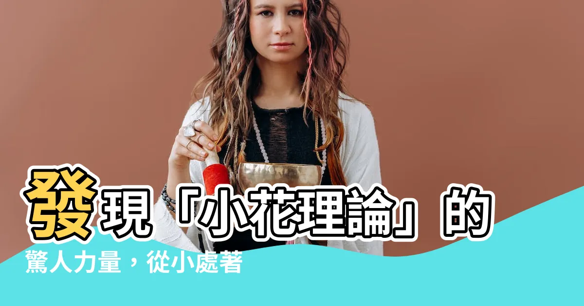 【小花理論】發現「小花理論」的驚人力量，從小處著手創造美好秩序！