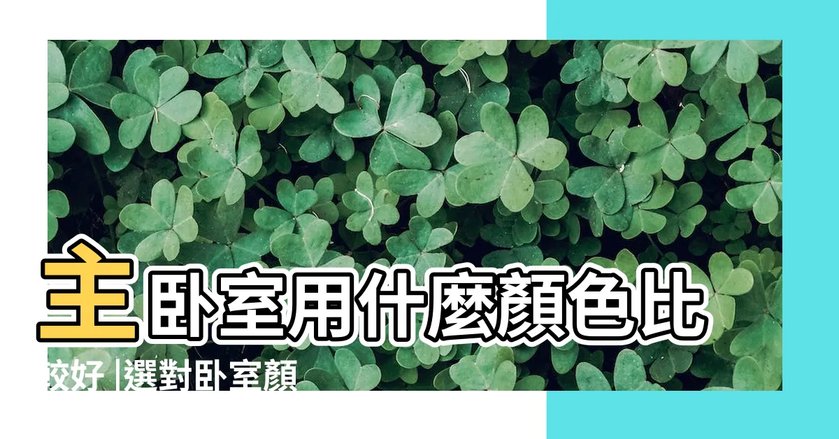【主卧室適合什麼顏色】主卧室用什麼顏色比較好 |選對卧室顏色讓你更好入睡 |主卧設計用上寧靜系色調 |