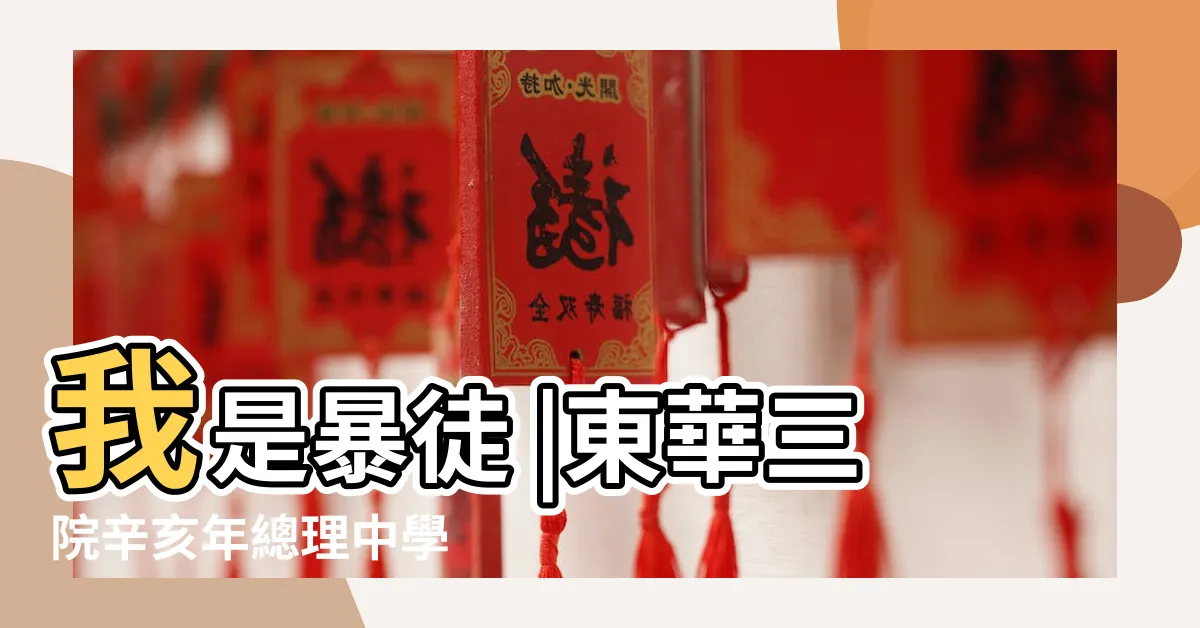 【東華三院辛亥年中學做雞】我是暴徒 |東華三院辛亥年總理中學 |今次東華三院辛亥年總理中學 |