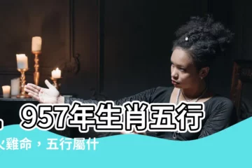 【1957年生肖五行】1957年生肖五行：火雞命，五行屬什麼？揭曉あなたの坎命屬性